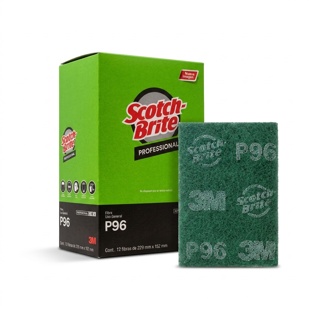 FIBRA SIN ESPONJA GRANDE P-96  SCOTCH BRITE