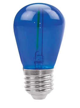 FOCO LED S14 1W AZUL AKSI