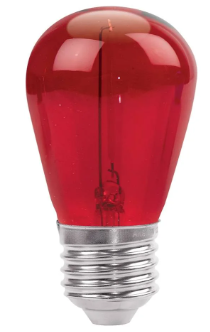 FOCO LED S14 1W ROJO AKSI