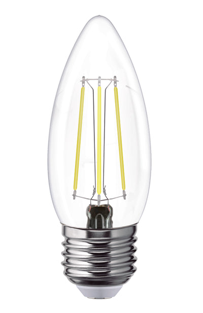 FOCO LED VELA FILAMENTOS E12 4W CALIDO AKSI