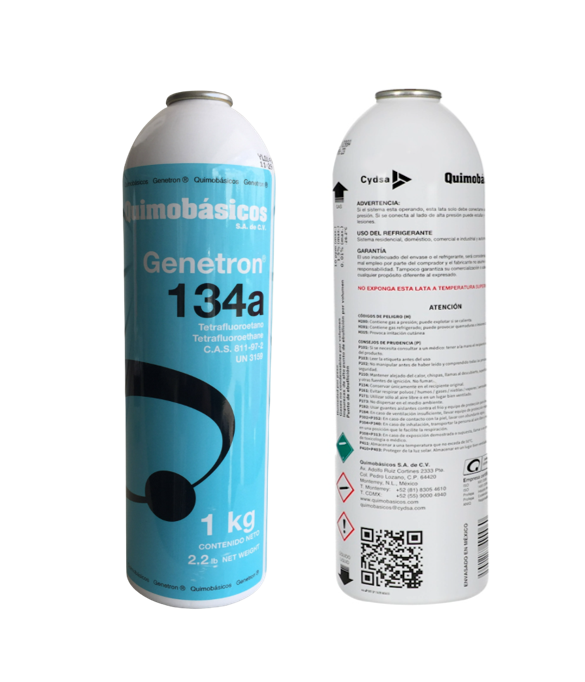 GAS REFRIGERANTE 134A