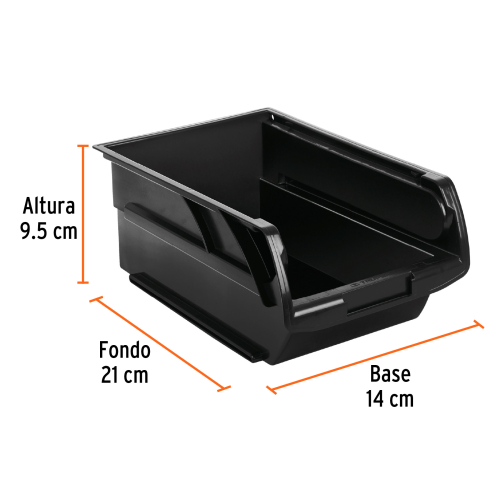 GAVETA APILABLE No. 2.5 DE PLASTICO 21 cm X 14 cm X 9.5 cm TRUPER