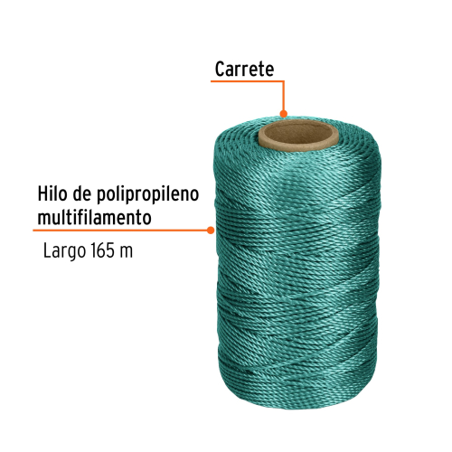 HILO PARA ALBAÑIL 165 MTS VERDE TRUPER
