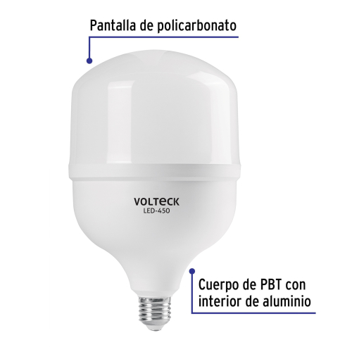 LAMPARA LED ALTA POTENCIA 50W VOLTECK