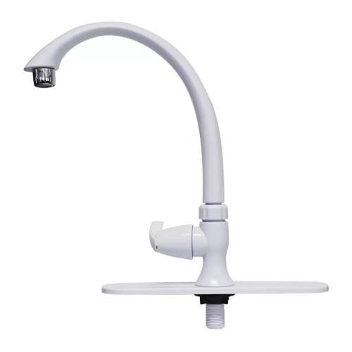 LLAVE PARA FREGADERO DE PLASTICO ABS BLANCO 4431 FLEXIMATIC