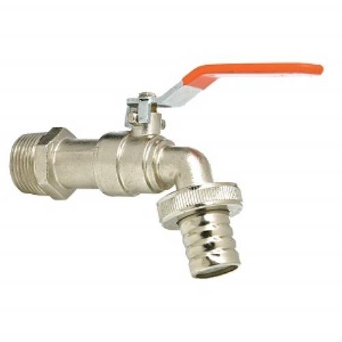 LLAVE JARDIN PARA MANGUERA TIPO ESFERA CON CHIFLON LATON 1/2" ES65503 B&amp;K