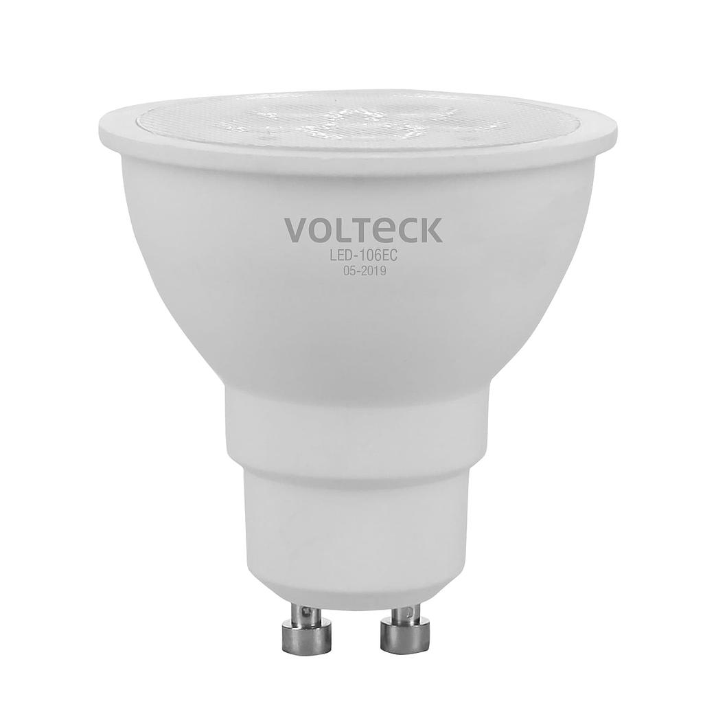 FOCO LED MR16 GU10 6 W (40 W) 3000 K LUZ BLANCA CALIDA VOLTECK
