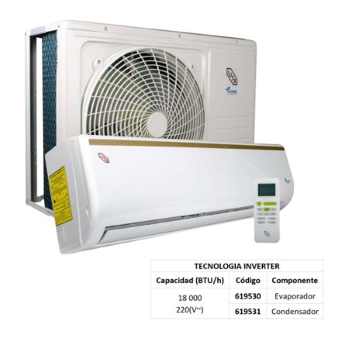 MINISPLIT INVERTER 18000BTU 220V MASTERFRIZ IUSA