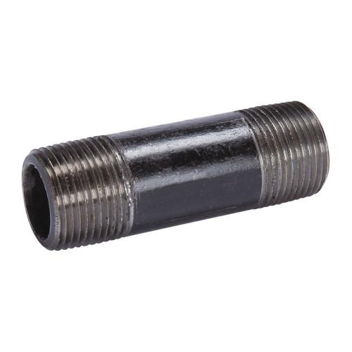 NIPLE DE ACERO ROSCA CORRIDA EXTERIOR DE 1-1/4" CEDULA 80