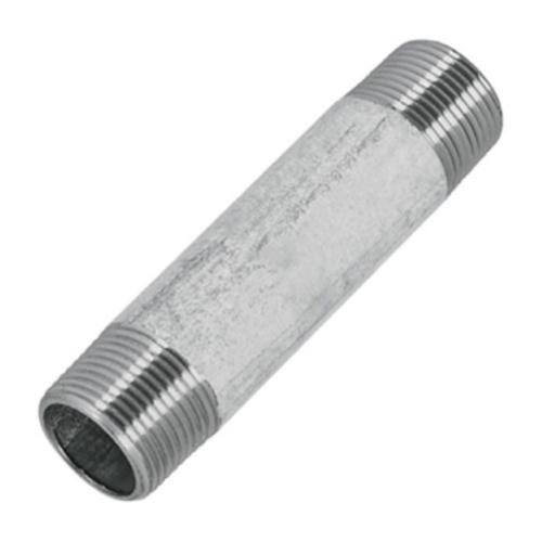 NIPLE ACERO ROSCABLE 1/2 X 8 CEDULA 40