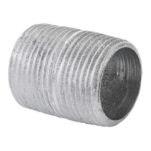 NIPLE GALVANIZADO ROSCA CORRIDA 11/2 CEDULA 40