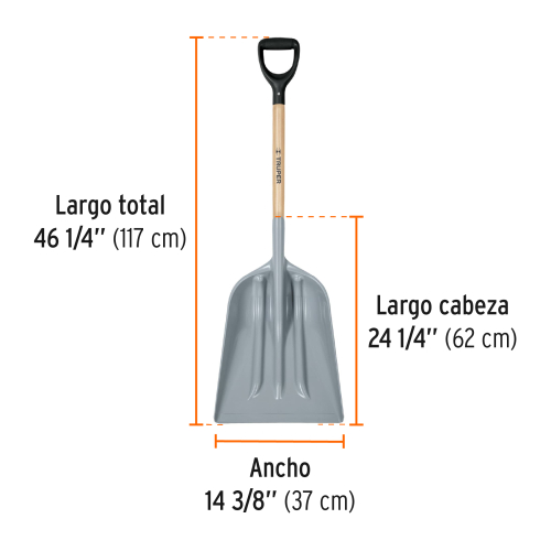 PALA SANITARIA CABEZA PLAST PUÑO Y TRUPE