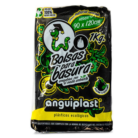 PAQUETE BOLSA NEGRA 90X1.20 ANGUIPLAST