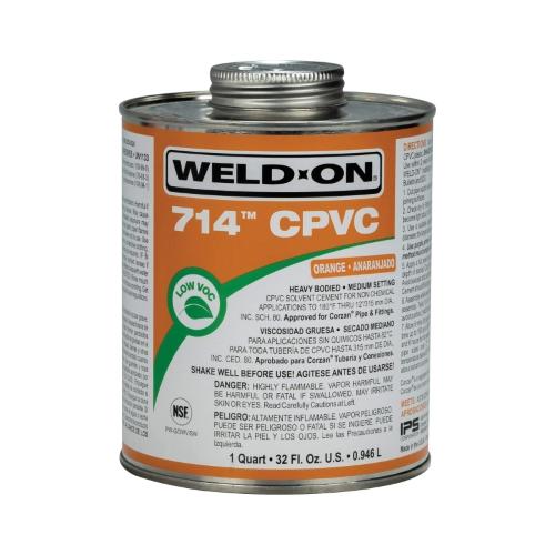 PEGAMENTO P/ CPVC 714 1/2 LITRO WELD-ON
