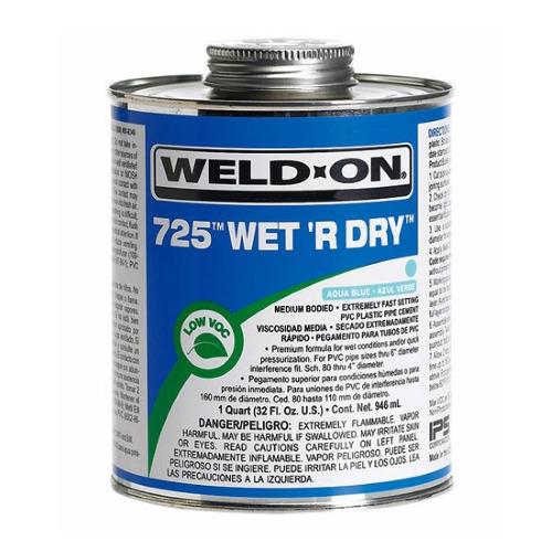 PEGAMENTO 725 PVC DE 1 LITRO 72501L WELD-ON