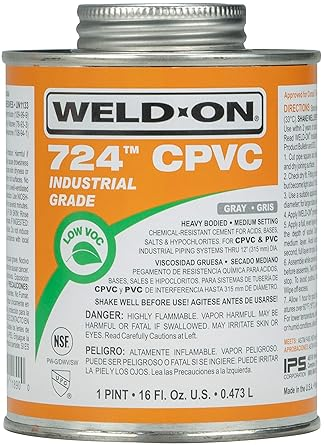 PEGAMENTO P/PVC-CPVC 724 1/2L WELD-ON