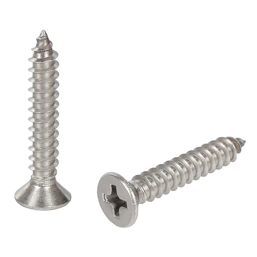 PIJA ACERO INOX 8X21/2 CABEZA PLANA
