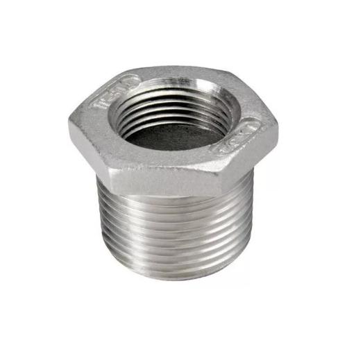 REDUCCION BUSHING ACERO INOXIDABLE ROSCABLE 1/2X3/8T304L