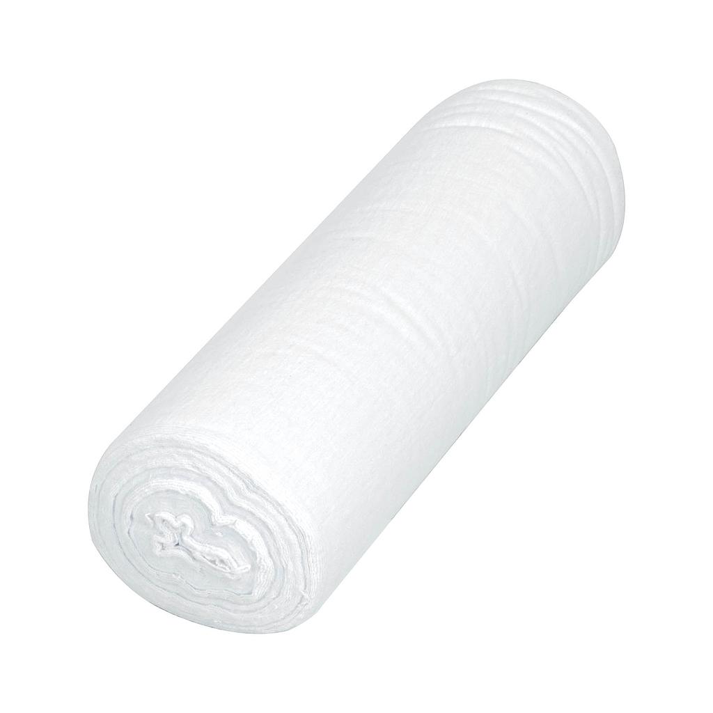 ROLLO DE 25 M DE FRANELA BLANCA DE ALGODON KLINTEK