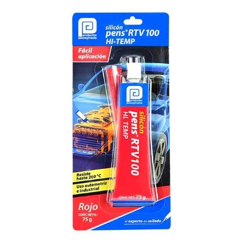 SILICON ALTA TEMPERATURA ROJO 75 g PENNSYLVANIA PP-05