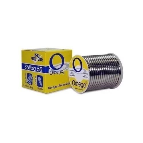 SOLDADURA 50 / 50 ROLLO DE 450 g AMARILLA OMEGA ZP106004