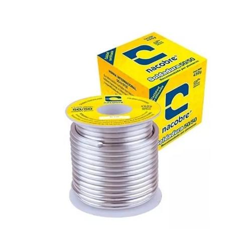 SOLDADURA 50/50 ROLLO DE 450 g. NACOBRE