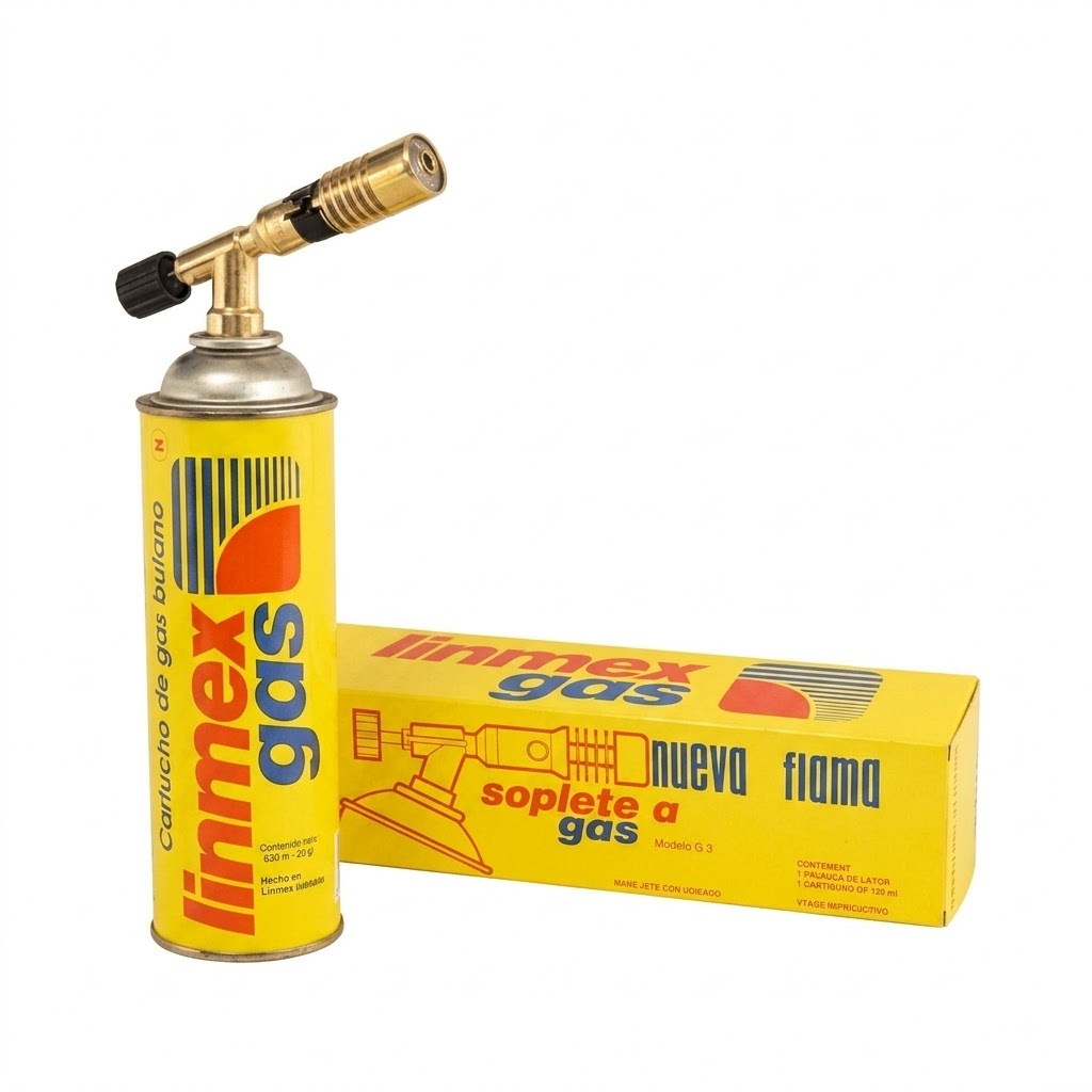 SOPLETE CON CARTUCHO PARA GAS LINMEX