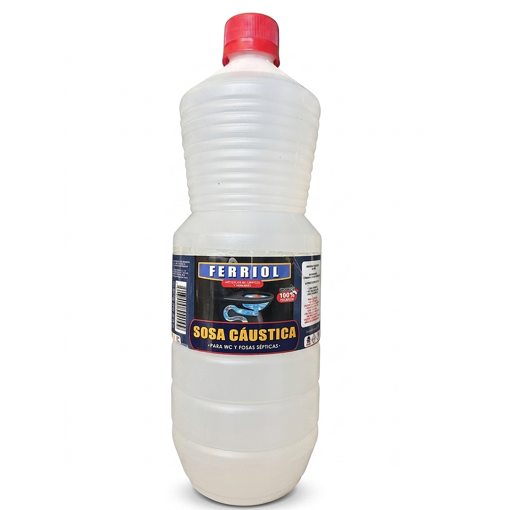 SOSA CAUSTICA LIQUIDA 1 L FERRIOL