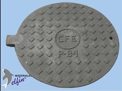 TAPA SOLA P-84A CFE 180 KG CON BISAGRA Sin Protocolo