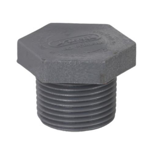 TAPON MACHO 11/2 PVC CEDULA 80 ROSCA EXTERIOR
