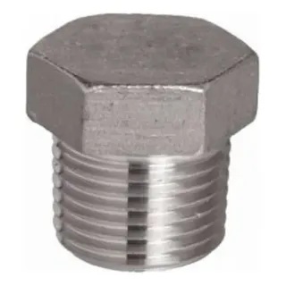 TAPON MACHO ACERO ROSCABLE 2" CEDULA 80 3000 LBS