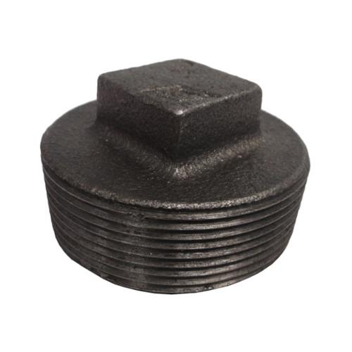 TAPON MACHO FO.NEGRO ROSCABLE 11/2 CEDULA 40