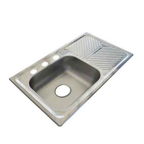 TARJA ACE INOX 80X52CM ESCURIDOR DERECHO EMPOTRAR