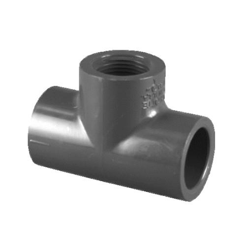 TEE PVC ROSCABLE 11/2 CEDULA 80
