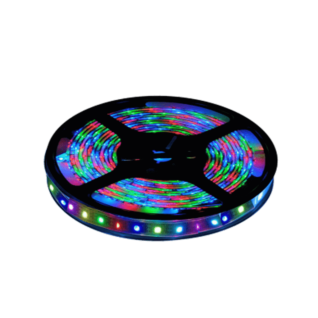 TIRA LED RGB PARA EXTERIOR IP65 5MTS MULTICOLOR AKSI