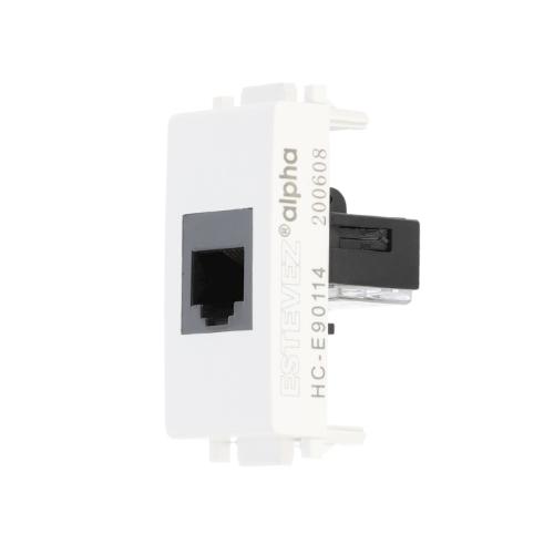 TOMA TELEFONICA SENCILLA DE 6 HILOS ALPHA ESTEVEZ E90114