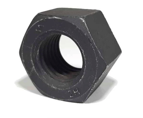 TUERCA HEXAGONAL NEGRA GRADO 2 DE 1"