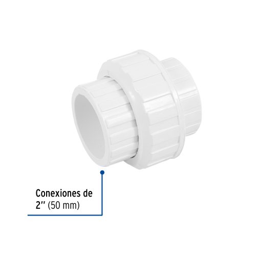 TUERCA UNION LISA DE PVC 2 Plg. FOSET