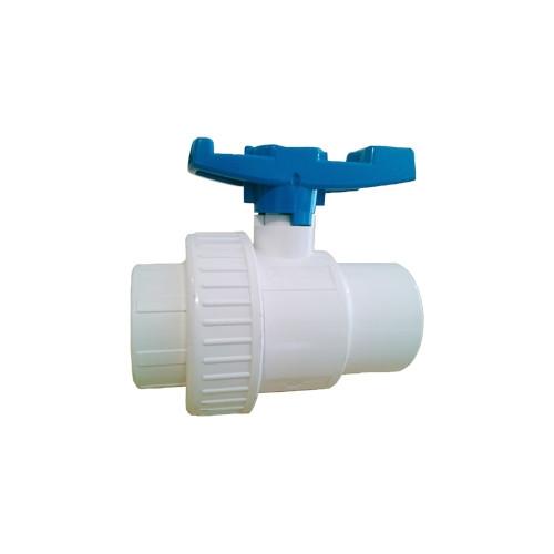 VALVULA UNION SENCILLA CEMENTAR 1 LD PVC CEDULA 40