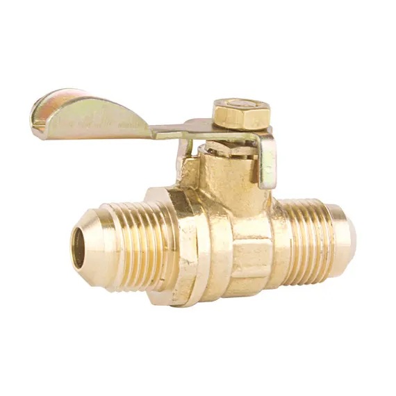 VALVULA DE PASO FLARE A FLARE DE 3/8X3/8 VPFF-10-10 NACOBRE