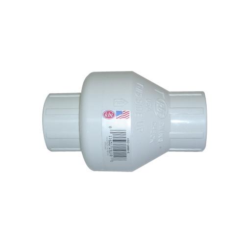 VALVULA CHECK COLUMPIO PVC CEMENTAR 1 CEDULA 40