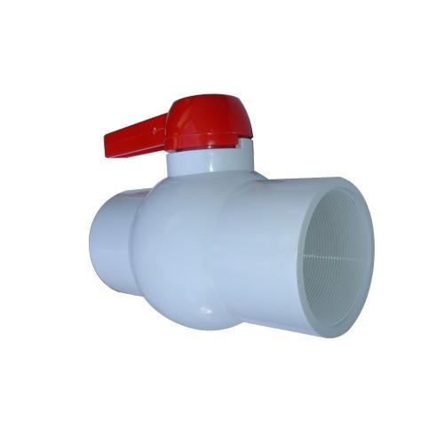VALVULA PVC ESFERA ROSCABLE 3 CEDULA 40