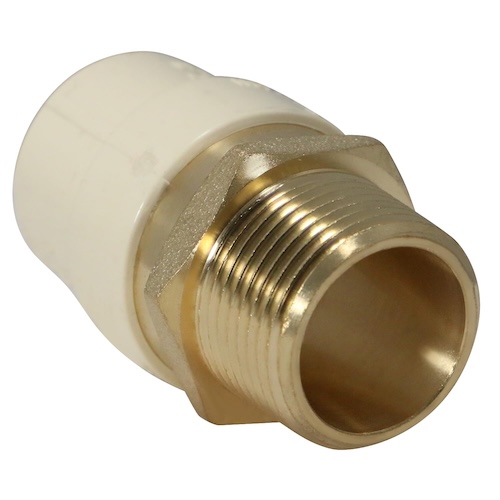 ADAPTADOR MACHO CPVC CON INSERCION DE METAL 11/4 CTS