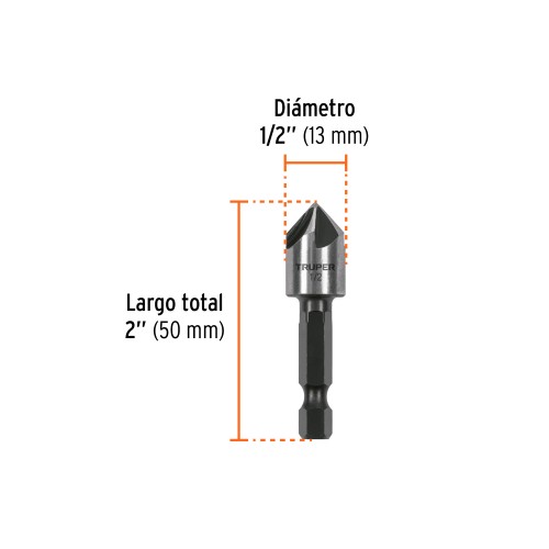 AVELLANADOR HSS CAMBIO RAPIDO 1/2 TRUPER