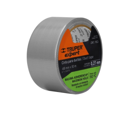CINTA PARA DUCTO 10MTX48MM ESPESOR .27MM TRUPER