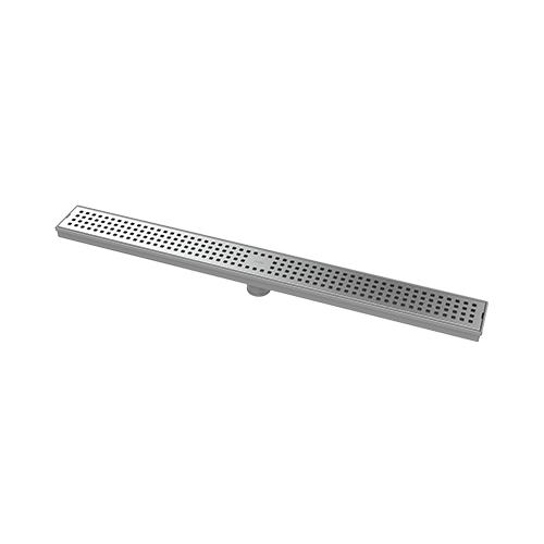 COLADERA LINEAL RESIDENCIAL DE ACERO INOXIDABLE 80 cm PARA TUBO DE 2" COFLEX