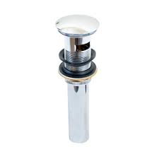 CONTRA CON REBOSADERO Y TAPON PUSH DE LATON CROMADO PARA LAVABO COFLEX