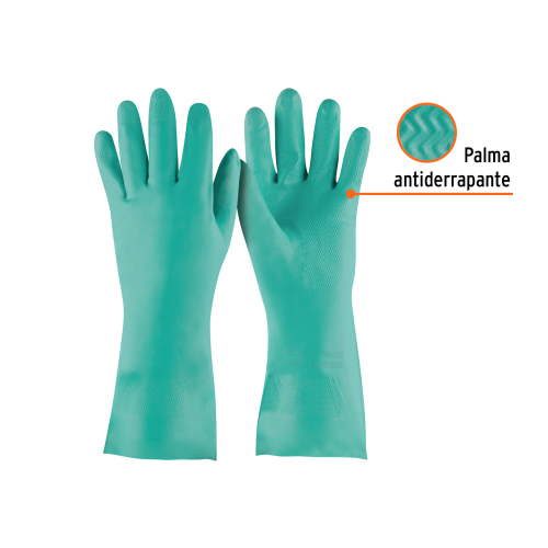 GUANTE DE NITRILO VERDE MEDIANO TRUPER