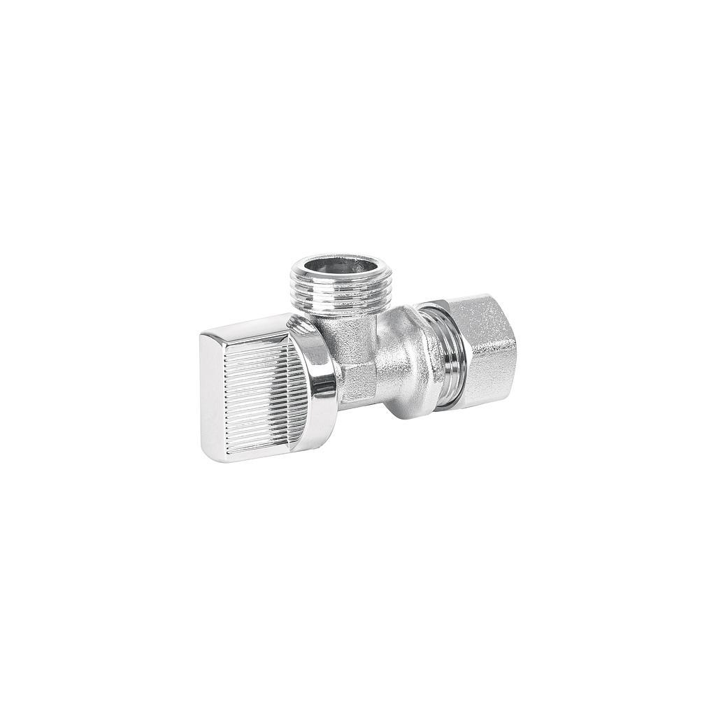 LLAVE ANGULAR  DE 1/2 CON 1/4 DE VUELTA BARRILITO  BASIC FOSET