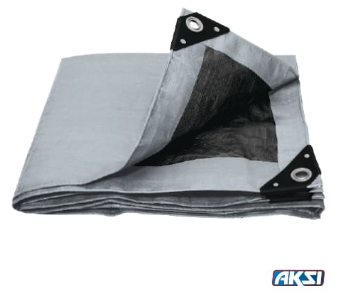 LONA DE POLIETILENO DE USO RUDO 3M X 3M (180 g/m2) AKSI